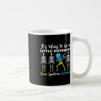 Caneca De Café Síndrome de Down Sensibilização Dia Dabbing Skelet