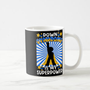 Caneca De Café Síndrome de Down Super-Herói Conscientização Cromo