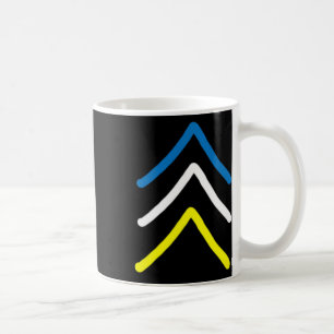 Caneca De Café Síndrome de Down Trissomia 21 Três Setas Cromossôm