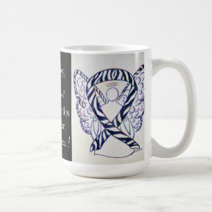 Caneca De Café Síndrome de Ehlers-Danlos Sensibilização Ribbon