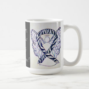 Caneca De Café Síndrome de Ehlers-Danlos Sensibilização Ribbon