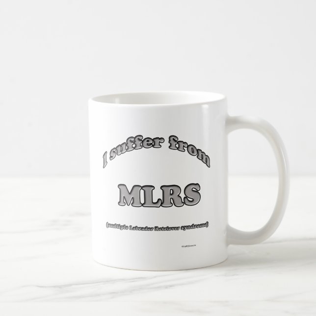 Caneca De Café Síndrome de Labrador Retriever (Direita)