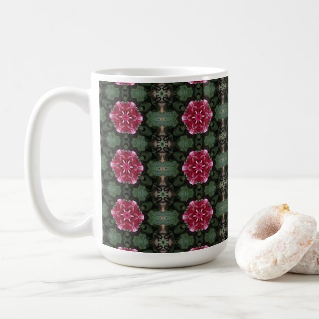 Caneca De Café Sinfonia de Pétalas (Com Donut)