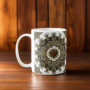 Caneca De Café Sinfonia do amor em um pente de mel