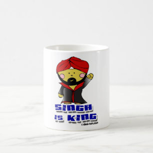 Caneca De Café Singh é rei!