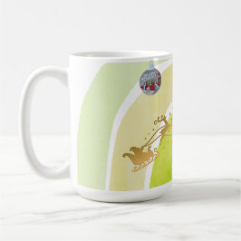 Caneca De Café Sino de Natal Macio Simples Divertido Fofo