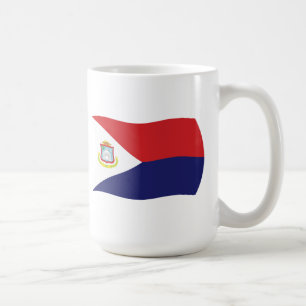 Caneca De Café Sint Maarten Flag Mug