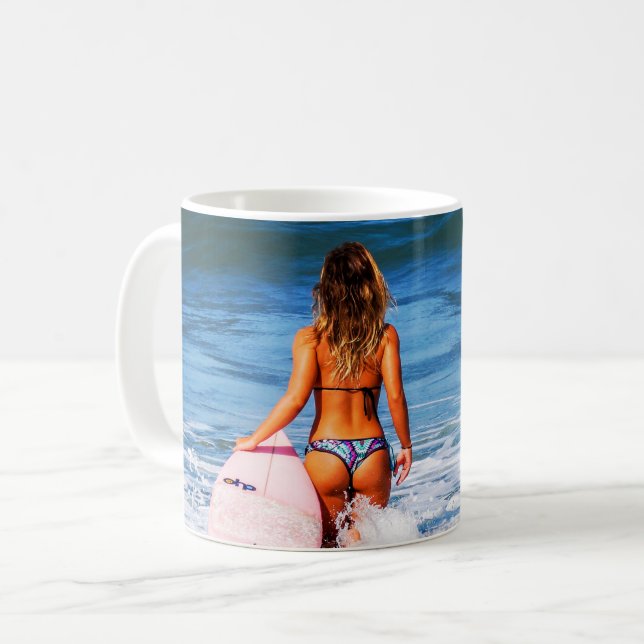 Caneca De Café Sinta a Onda pelo armazenista (Frente Esquerda)
