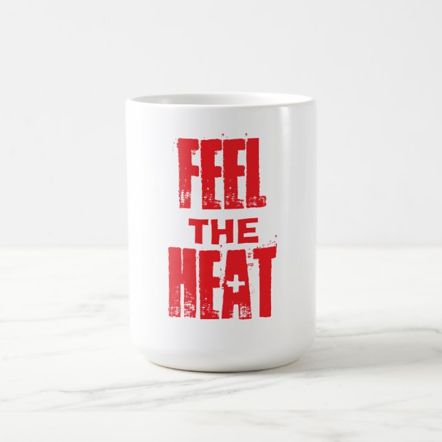 Caneca De Café Sinta o Calor (Centro)
