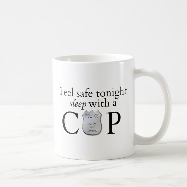 Caneca De Café Sinta-se seguro esta noite! (Direita)
