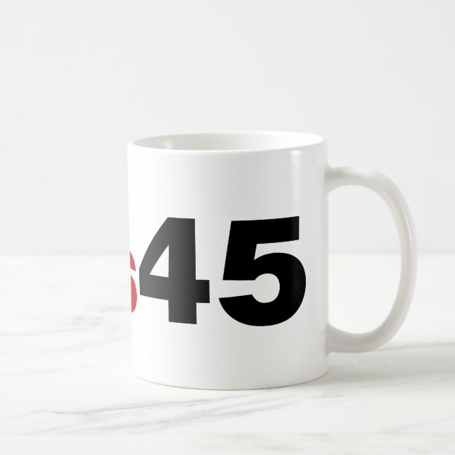 Caneca De Café Sinto falta de 45 (Direita)