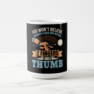 Caneca De Café Sinuca de Bilhar Divertida
