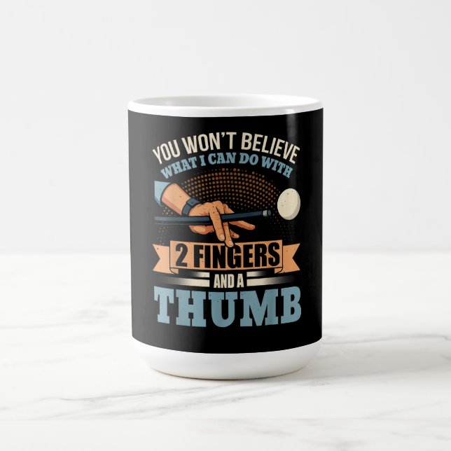 Caneca De Café Sinuca de Bilhar Divertida (Centro)