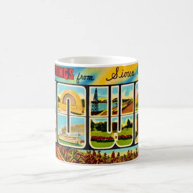 Caneca De Café  Sioux City IO Greetings Mug (Centro)