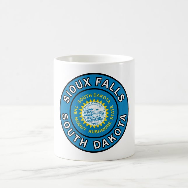 Caneca De Café Sioux Falls South Dakota (Centro)