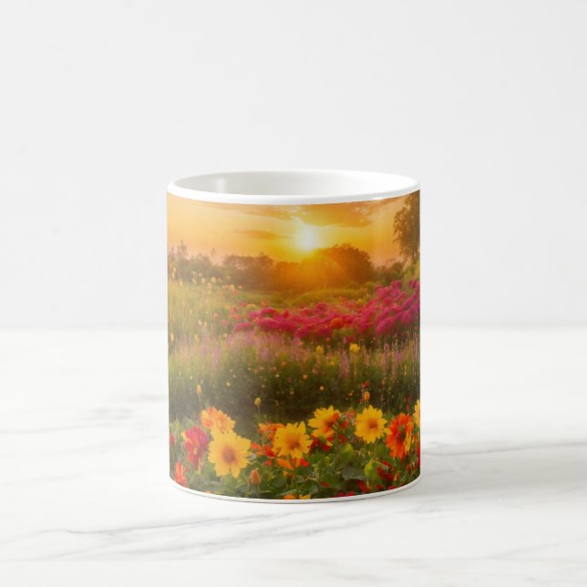 Caneca De Café "Sip & Bloom: Uma Cupada de Felicidade do Jardim"  (Centro)