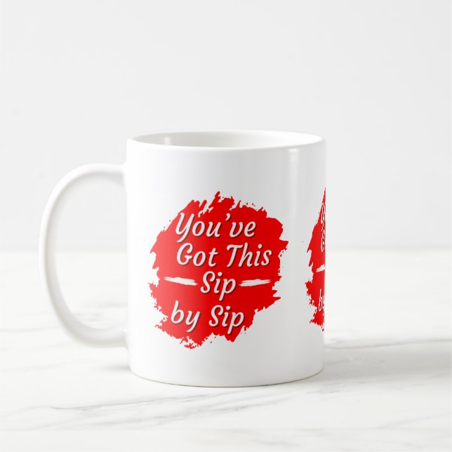 Caneca De Café Sip by Sip Motivation (Esquerda)