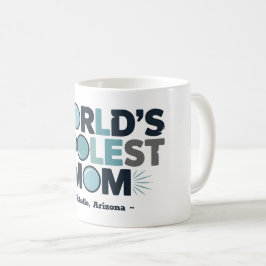 Caneca De Café Sip Like the World's Coolest Mãe - Personalizado
