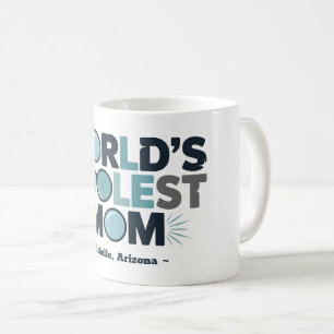 Caneca De Café Sip Like the World's Coolest Mãe - Personalizado