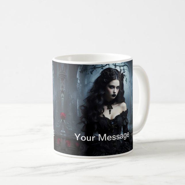 Caneca De Café Sip of Shadows (Frente Esquerda)