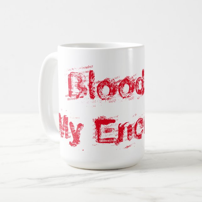 Caneca De Café Sip of Vengeance (Frente Esquerda)