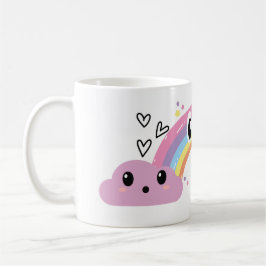 Caneca De Café Sip Under the Rainbow” Cute Mug