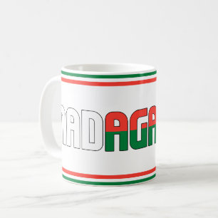 Caneca De Café Sippin' com o Patriótico Madagascar