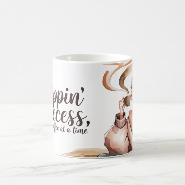 Caneca De Café Sippin’ Success Coffee Mug - Motivation Na moda (Centro)