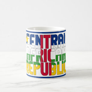 Caneca De Café "Sippin' with Central African Republic" Patriótico