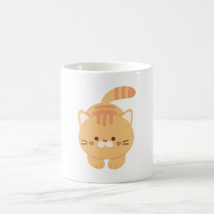 Caneca De Café ☕ 🐾 Sips & Stickers - Gato Purr-fect