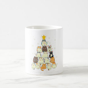 Caneca De Café Sips & Stickers - Purr-fect Cat Vibes Mug