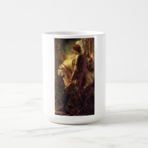 Caneca De Café Sir Galahad (Cavaleiro Arthuriano da Mesa redonda)