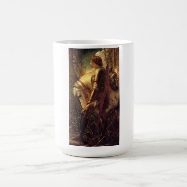 Caneca De Café Sir Galahad (Cavaleiro Arthuriano da Mesa redonda) (Centro)