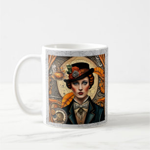 Caneca De Café Siren Steampunk do Halloween