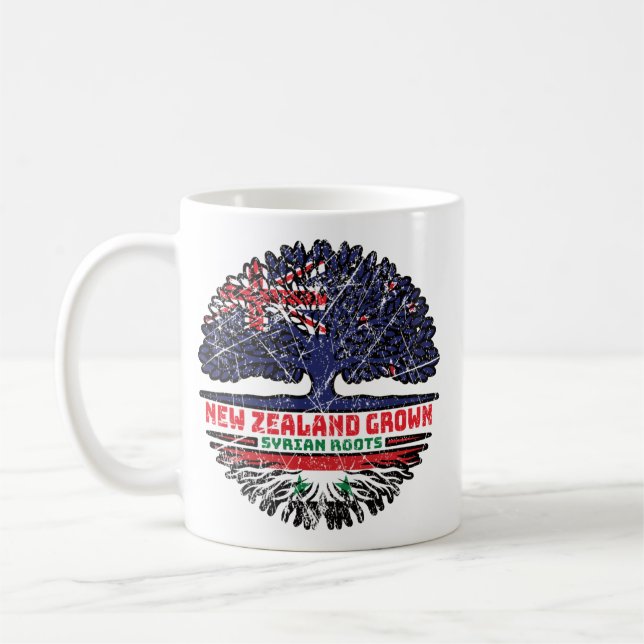 Caneca De Café Síria, Nova Zelândia, Nova Zelândia Raízes de Árvo (Esquerda)