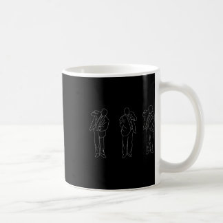 Caneca De Café Sirimarco Uni-adultos Trump Dance Engraçado Negro