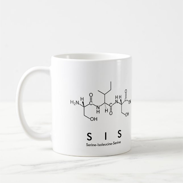 Caneca De Café Sis peptide mug (Esquerda)