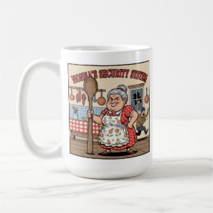 Caneca De Café Sistema de Segurança da Nonna