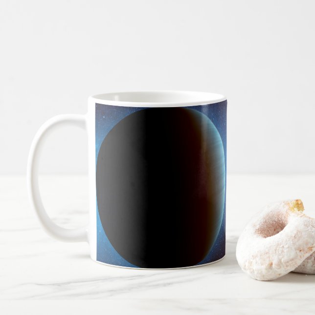 Caneca De Café Sistema Kepler-10 Star. (Com Donut)