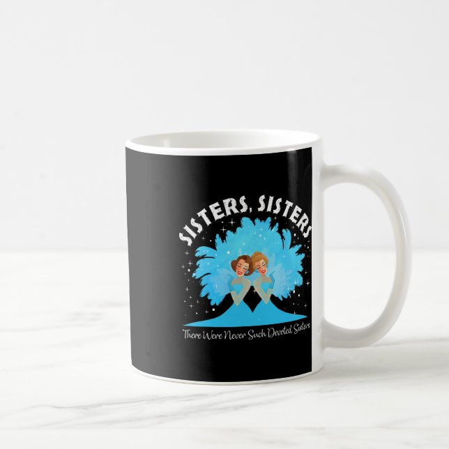 Caneca De Café Sisters White Christmas Movie 1954 Xmas Snow Pajam (Direita)