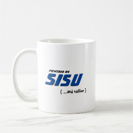 Caneca De Café Sisu & café com bandeiras