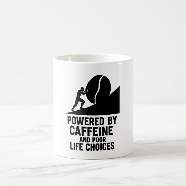 Caneca De Café Sisyphus Café Grind Funny Sarcastic Cote Mug (Centro)