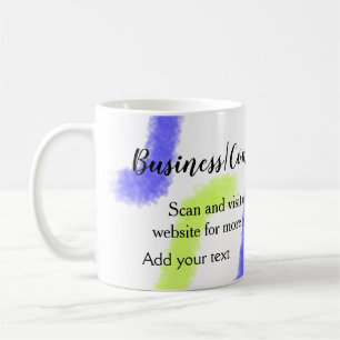 Caneca De Café site simples de empresa de negócios código de barr