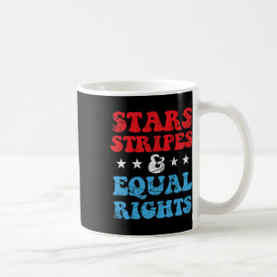 Caneca De Café Situação e igualdade de direitos 4 de julho Mulher