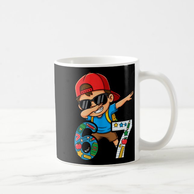 Caneca De Café Six Seven 67 Days Of School Funny Meme Student Dab (Direita)