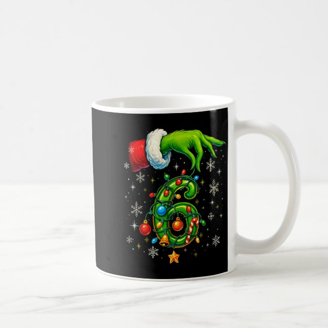 Caneca De Café Six Seven 67 Meme Funny Christmas Couple Matching  (Direita)