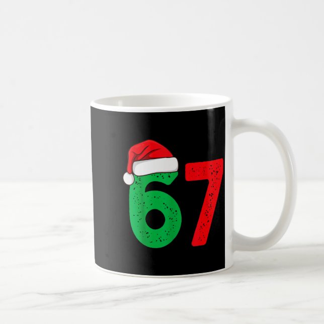 Caneca De Café Six Seven Christmas 6 7 Meme Funny Christmas  (Direita)