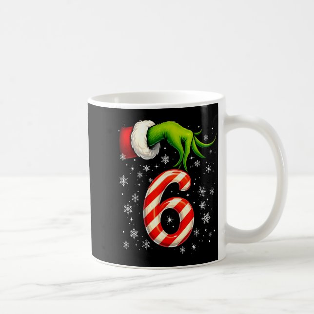 Caneca De Café Six Seven Funny Christmas Couple Matching Meme  (Direita)