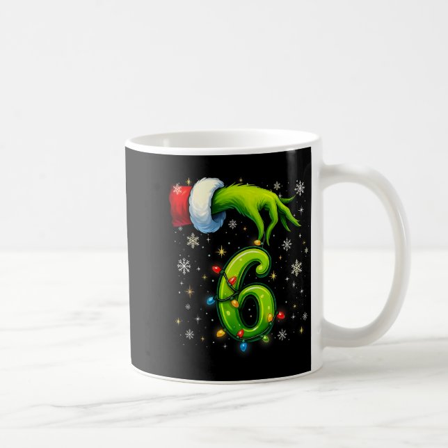 Caneca De Café Six Seven Funny Christmas Meme Couple Matching  (Direita)