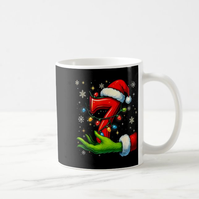 Caneca De Café Six Seven Funny Christmas Meme Couple Matching  (Direita)